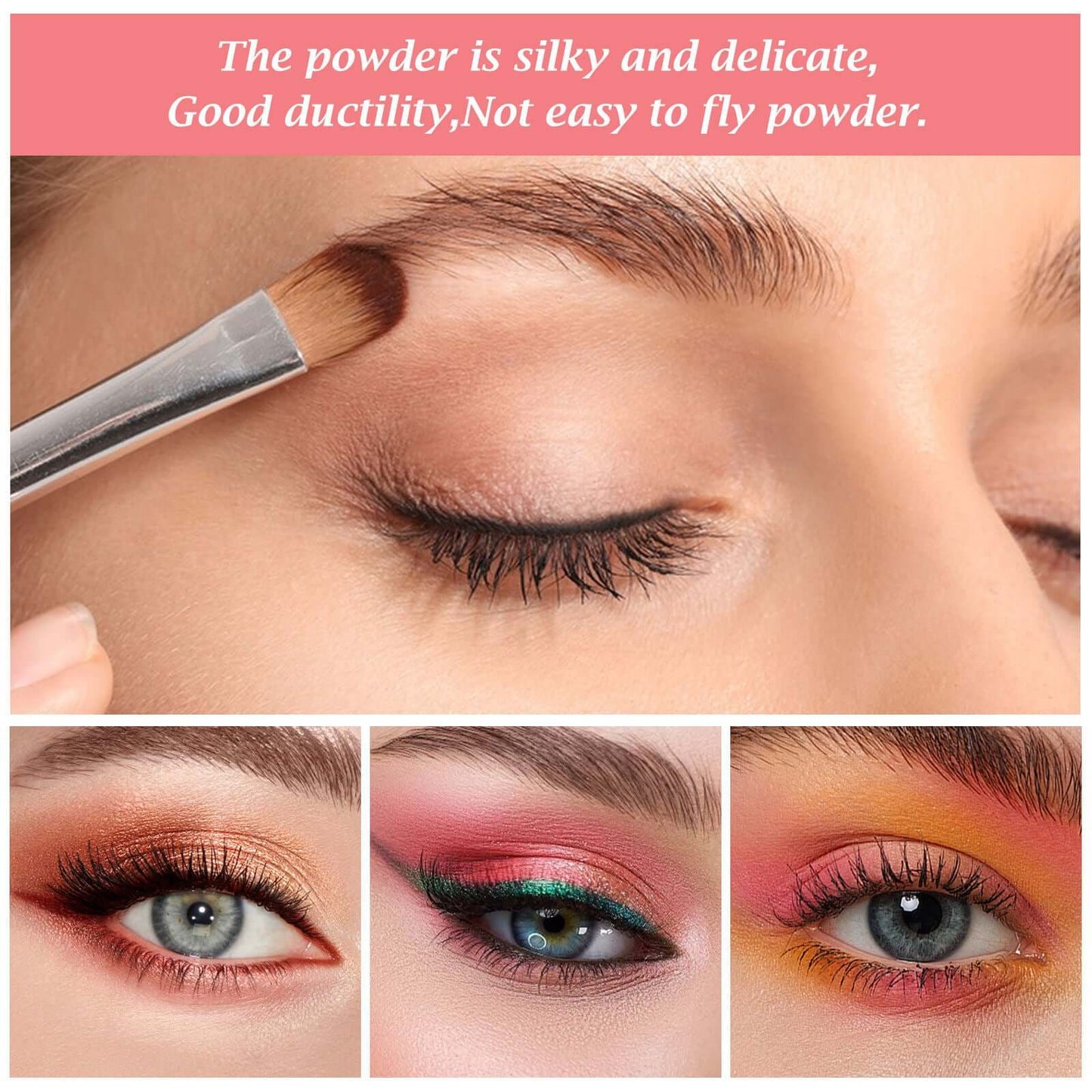 Las Chicas 12-Color High Pigment Eyeshadow Palette | Silky Cream Formula, Cruelty-Free Makeup