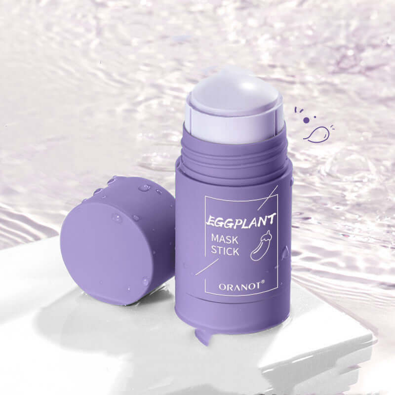 Green Tea, Eggplant & Charcoal Mud Mask – Deep Cleansing & Moisturizing Detox Mask