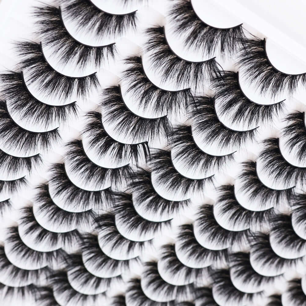 3D False Eyelashes — Realistic, Multi-layered, Soft & Comfortable