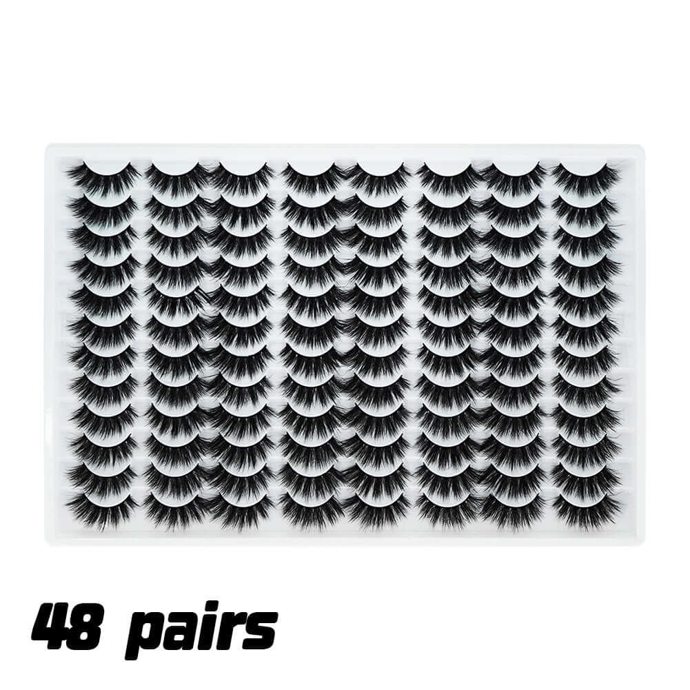 3D False Eyelashes — Realistic, Multi-layered, Soft & Comfortable