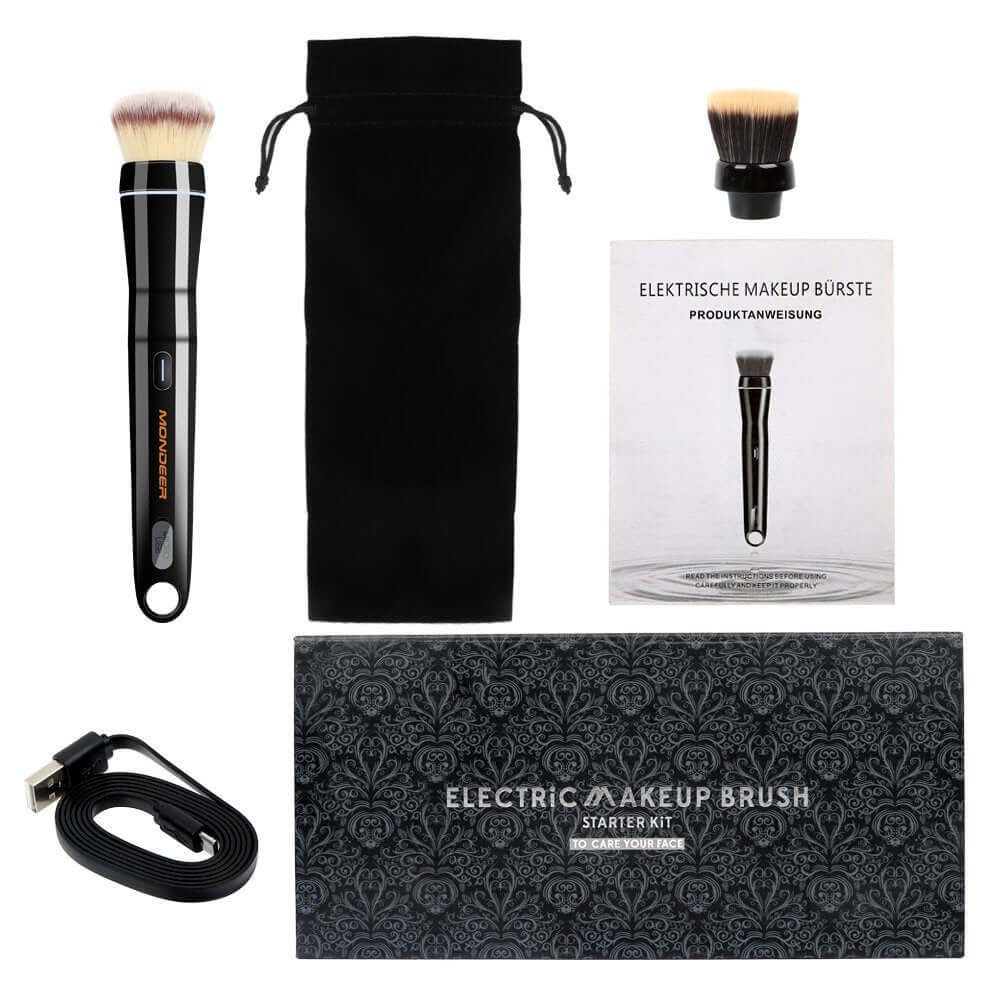 Electric Makeup Brush Set | Rechargeable, Adjustable Speed, Smooth Coverage, Pro Results