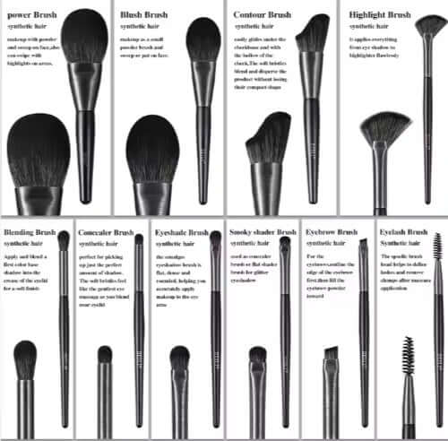 10pcs Premium Makeup Brush Set – Low MOQ, Fast Shipping, Custom Logo, Natural Wood Handle