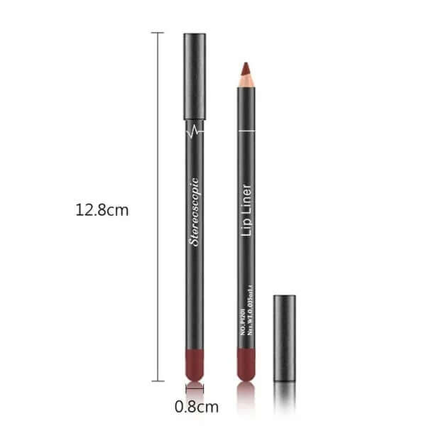 2Pcs Waterproof Matte Lip Liner Pencil Set | Long-Lasting Lipstick Lip Pen for Women