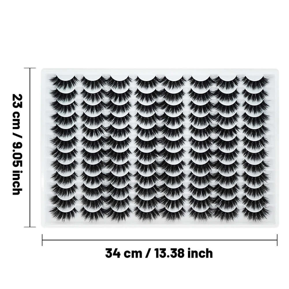 3D False Eyelashes — Realistic, Multi-layered, Soft & Comfortable