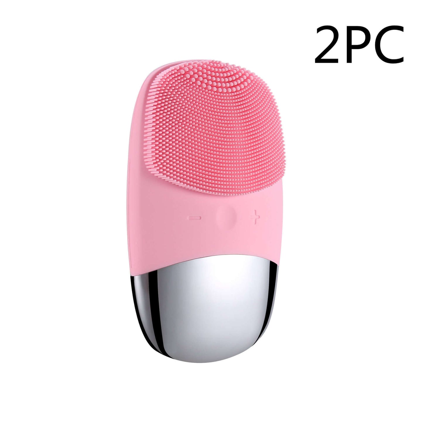 Mini Silicone Electric Face Cleansing Brush | Sonic Facial Cleanser & Skin Massager | Waterproof Portable Face Cleaning Tool