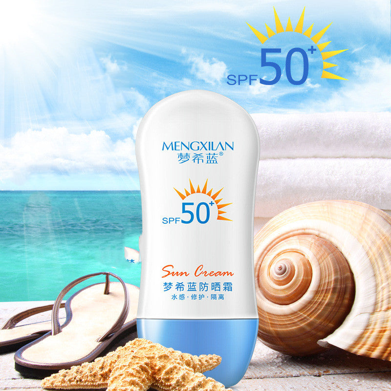 Refreshing Oil-free Waterproof & Sweatproof Anti-ultraviolet Sunscreen Face Whole Body Isolation