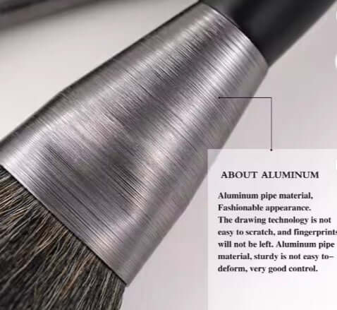 10pcs Premium Makeup Brush Set – Low MOQ, Fast Shipping, Custom Logo, Natural Wood Handle