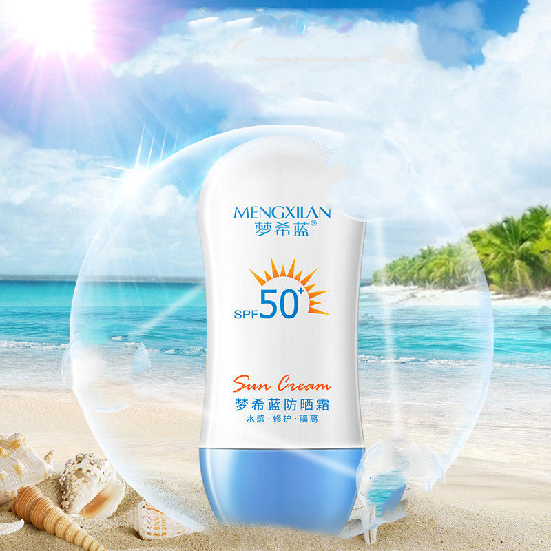 Refreshing Oil-free Waterproof & Sweatproof Anti-ultraviolet Sunscreen Face Whole Body Isolation