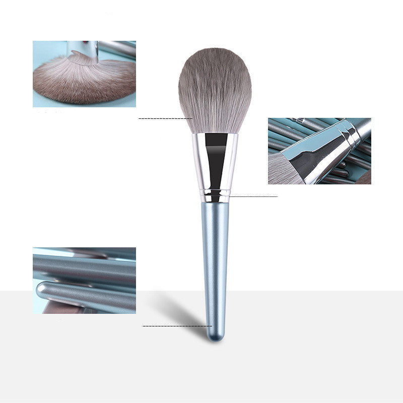 New 14 Piece Wooden Handle Makeup Brush Set