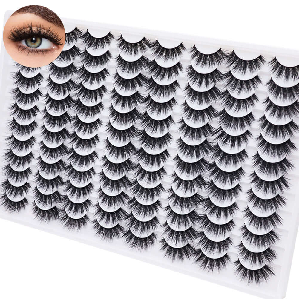 3D False Eyelashes — Realistic, Multi-layered, Soft & Comfortable