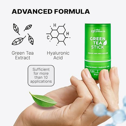 Green Tea Mask Stick - Pore Cleaner Green Stick - Prevents Blackheads - Moisturizing Clay Deep Cleanse - Facial Masks Women Skin Care - 2 Pack (Green Tea) - Holiday Gifts for Christmas