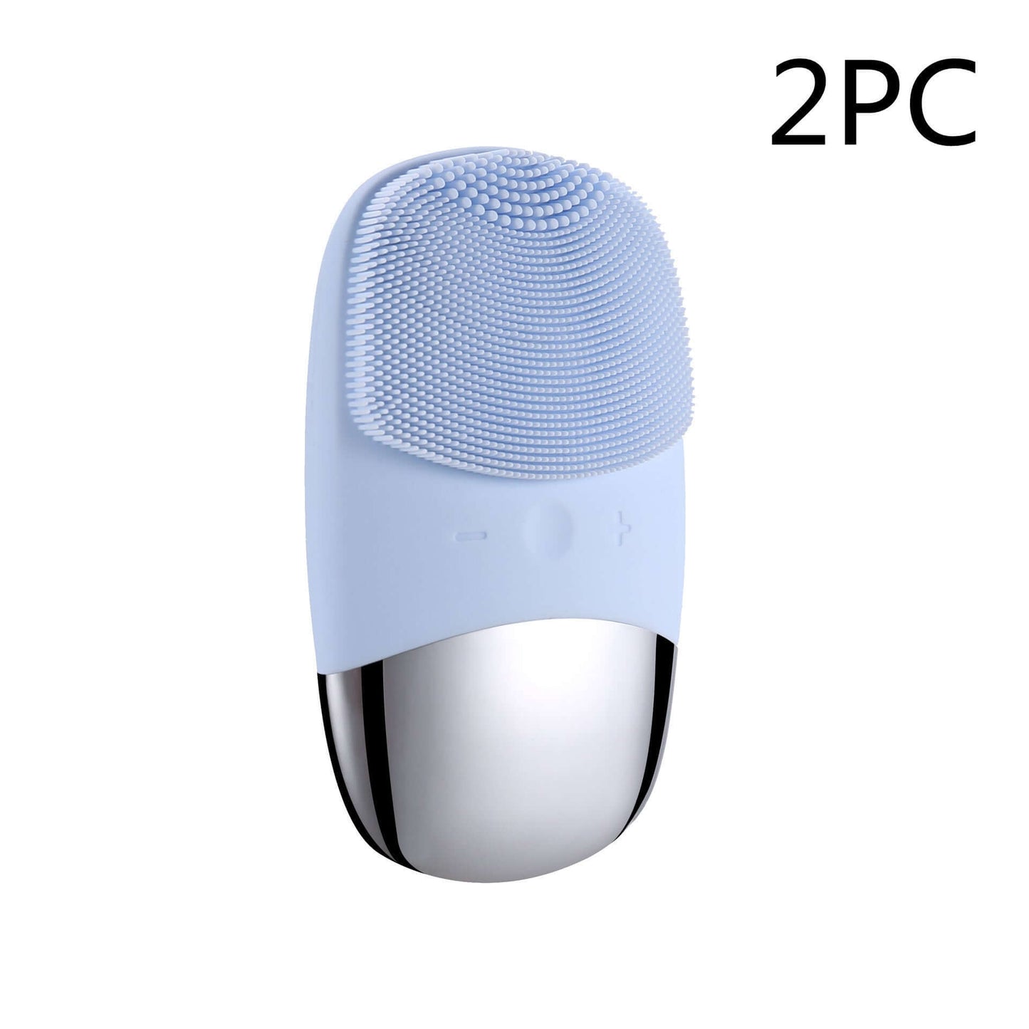 Mini Silicone Electric Face Cleansing Brush | Sonic Facial Cleanser & Skin Massager | Waterproof Portable Face Cleaning Tool
