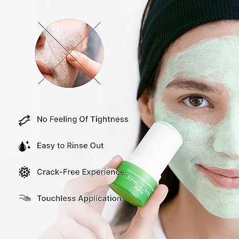 Green Tea Mask Stick - Pore Cleaner Green Stick - Prevents Blackheads - Moisturizing Clay Deep Cleanse - Facial Masks Women Skin Care - 2 Pack (Green Tea) - Holiday Gifts for Christmas
