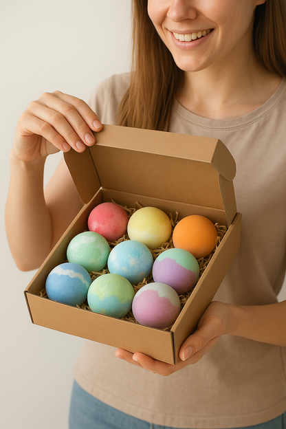 Luxury Bath Bomb Gift Set – 20 Natural Fragrances | Moisturizing Spa Bath Bombs
