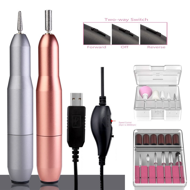 Electric Portable Nail Drill Device