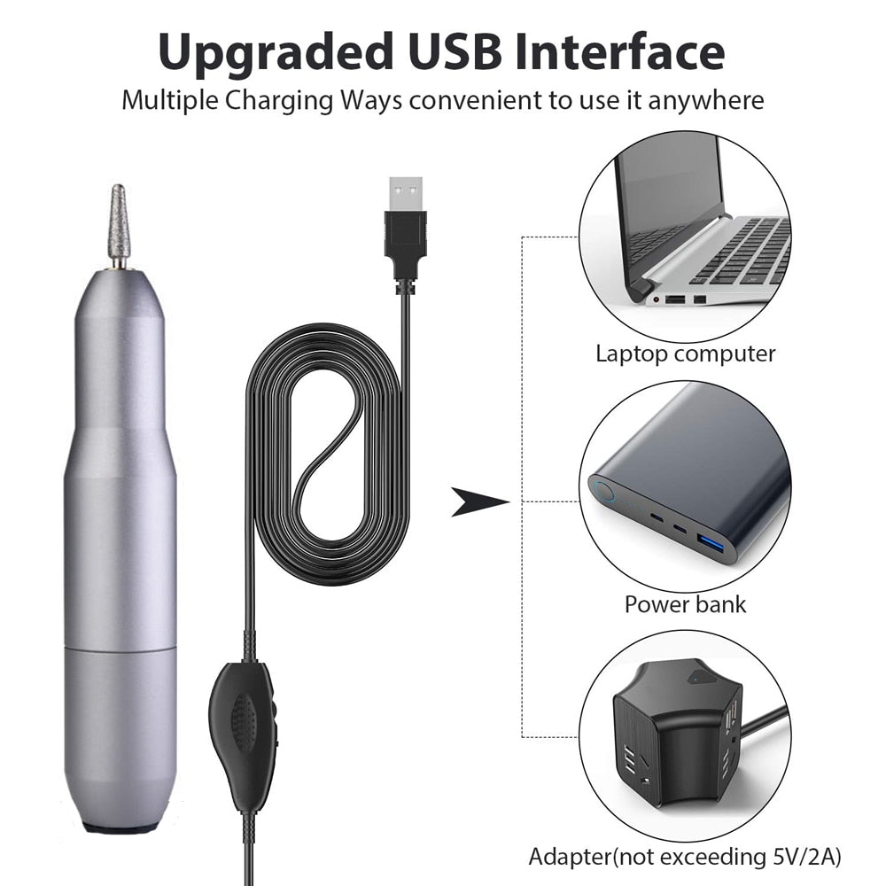 Electric Portable Nail Drill Device