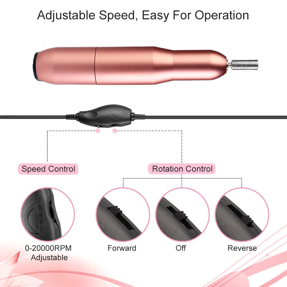 Electric Portable Nail Drill Device