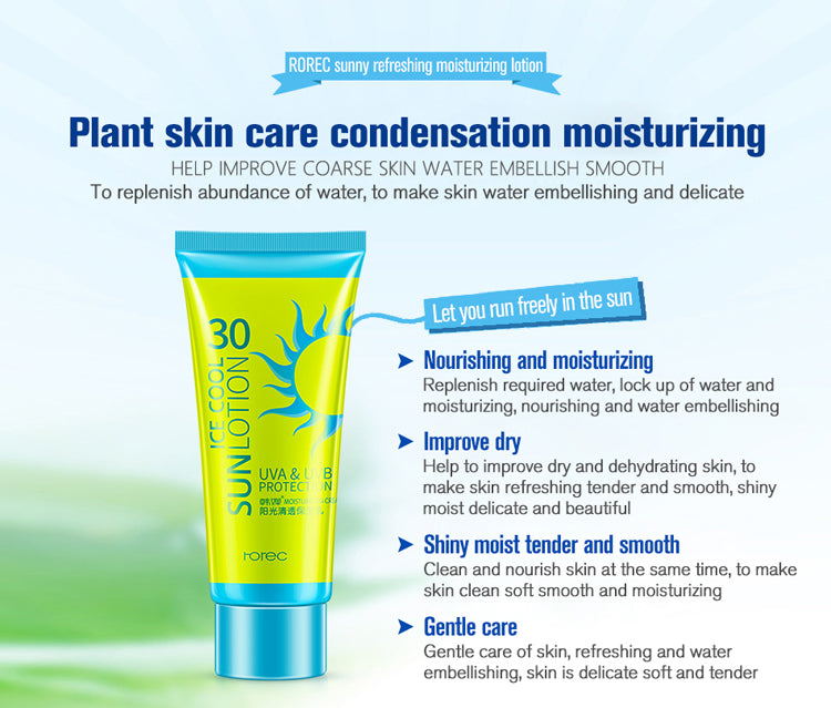 Sunscreen Facial Cream Sunscreen Clear Moisturizing Lotion