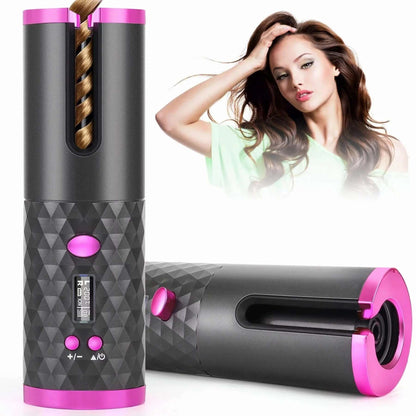 Portable Cordless Automatic Hair Curler