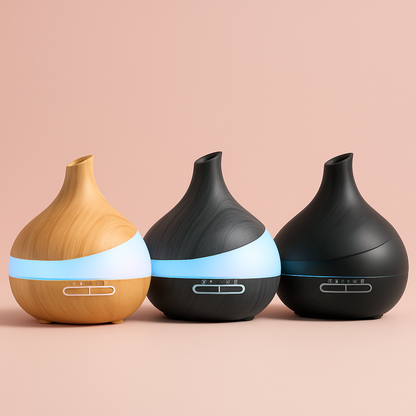 Essential Oil Diffuser with Remote – LED Aroma Humidifier for Bedroom, Spa, Exercise & Home